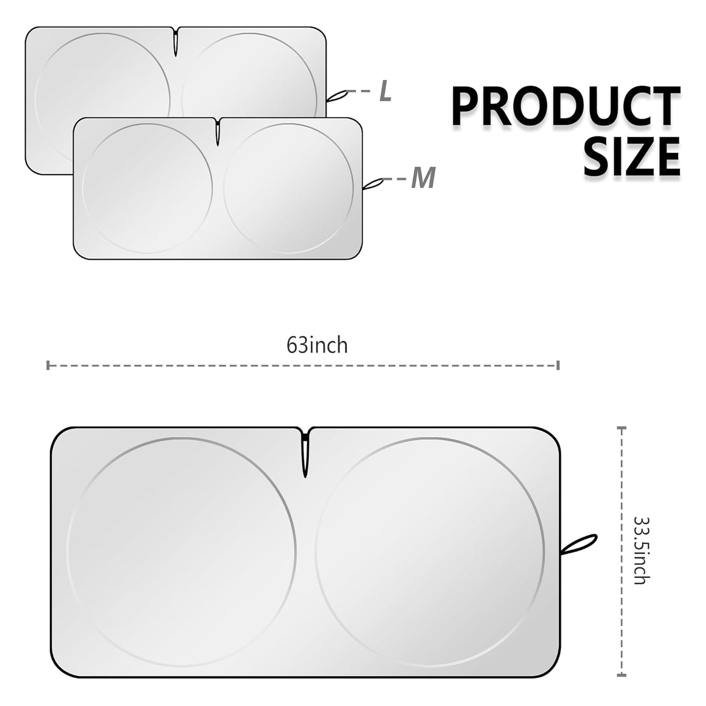 ShadeSmart Titanium Car Sun Shade